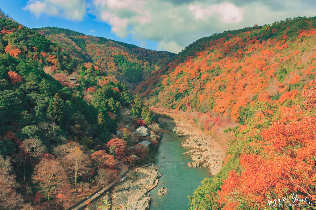 Arashiyama mùa thu Nhật Bản