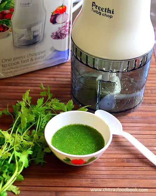 Green chutney for Chaat