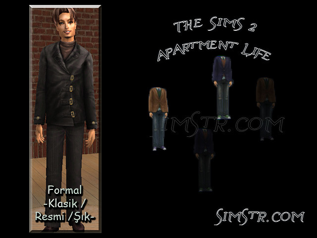 The Sims 2 Apartment Life Apartman Hayatı CAS News Yeni Erkek Kıyafetleri