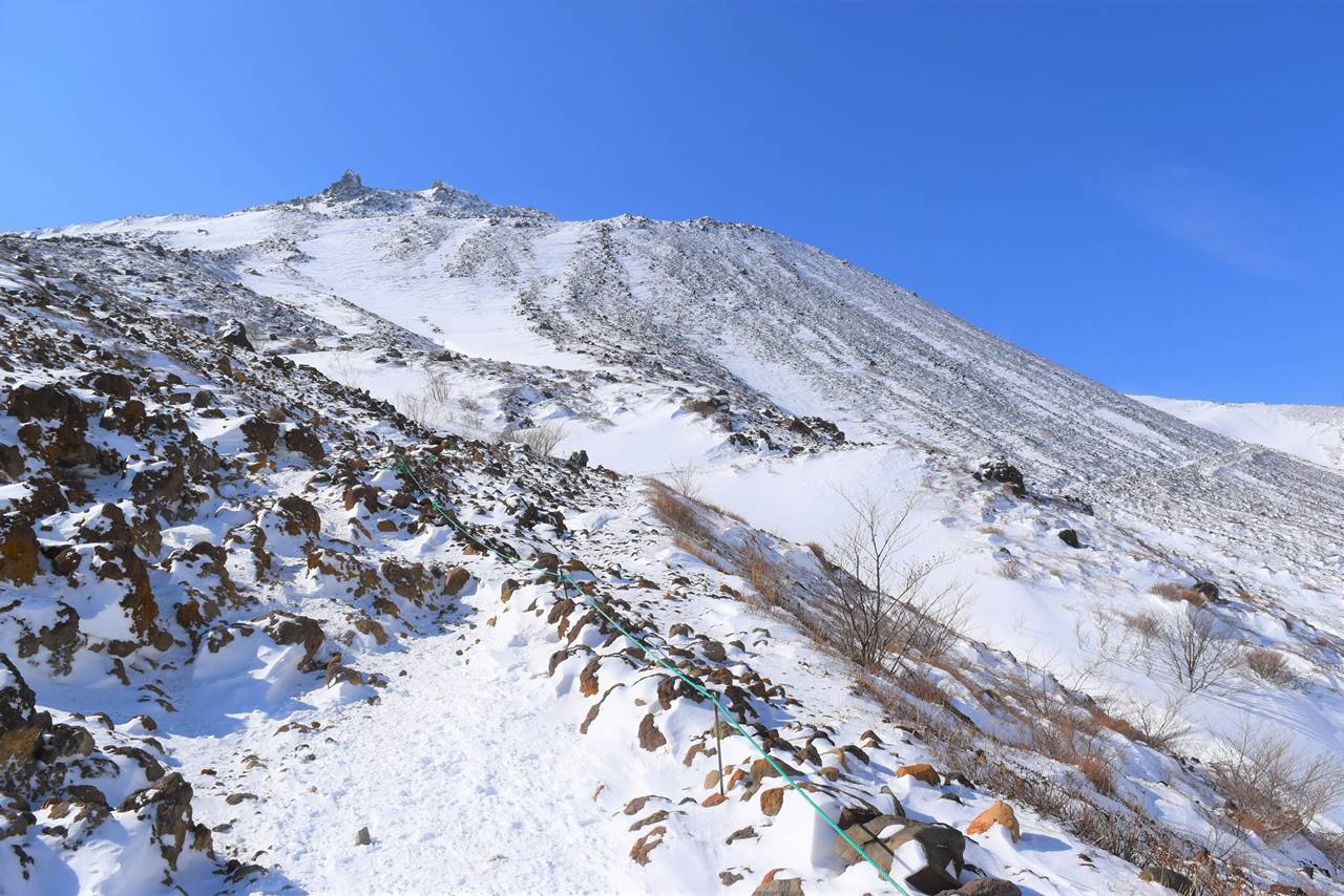 冬の那須岳・茶臼岳
