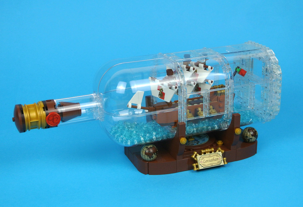 message in a bottle lego