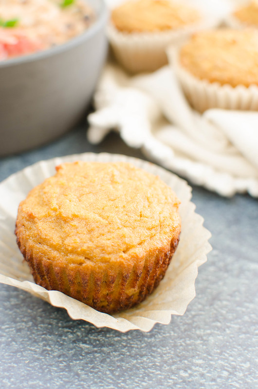 Paleo Coconut Flour Cornbread - a healthy twist on the classic cornbread! Pair it with your favorite paleo chili for the best winter dinner!