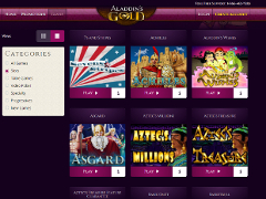 Aladdin’s Gold Casino Lobby