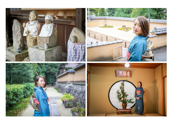 成人式写真の前撮り　ご自宅へ出張撮影（愛知県尾張旭市）着物で家族と一緒にお寺でのロケーション撮影　フォトスタジオ・写真館とは違う！　