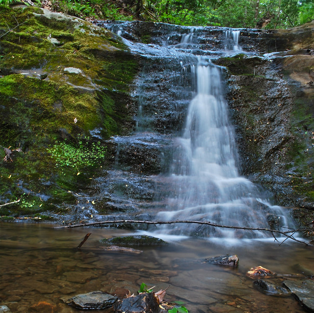 Little Mountain Falls at Fairy Stone State Park in Virginia 
