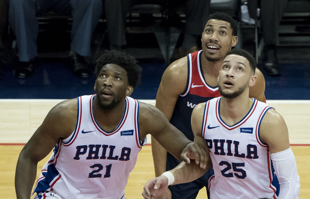Image result for joel embiid ben simmons
