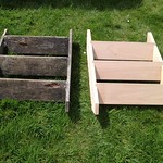 Timber Framer - Shepherd hut steps