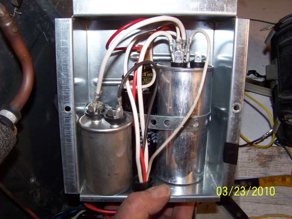 motor start capacitor wiring