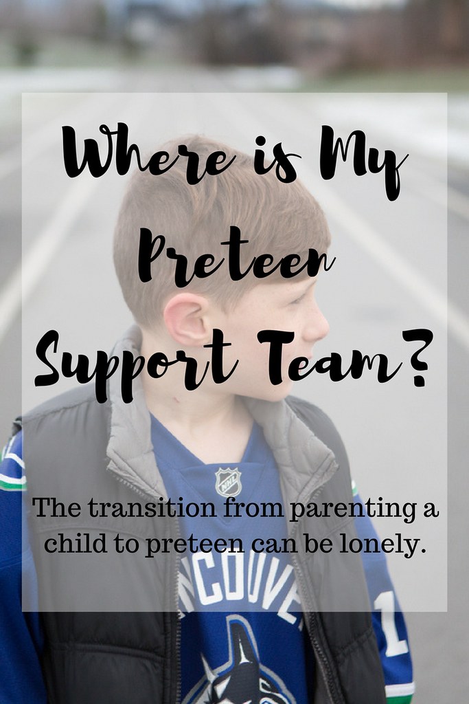 Where can we turn to for support during the preteen years when the kids' issues are more personal? 