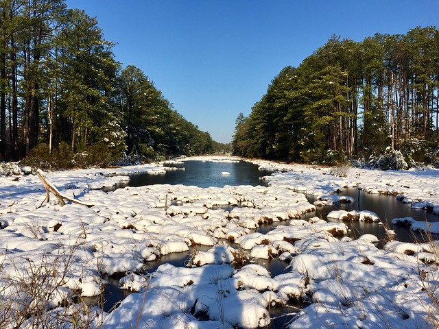 Belle Isle State Park in the wintertime