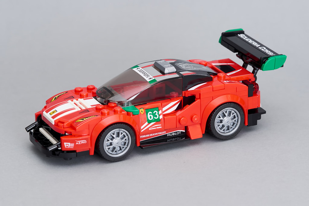 Ferrari 488 GTE Rennfahrer Minifigs sc066 LEGO® Speed Champions 75889 