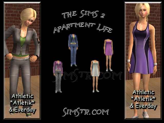 The Sims 2 Apartment Life Apartman Hayatı CAS News Yeni Kadın Kıyafetleri