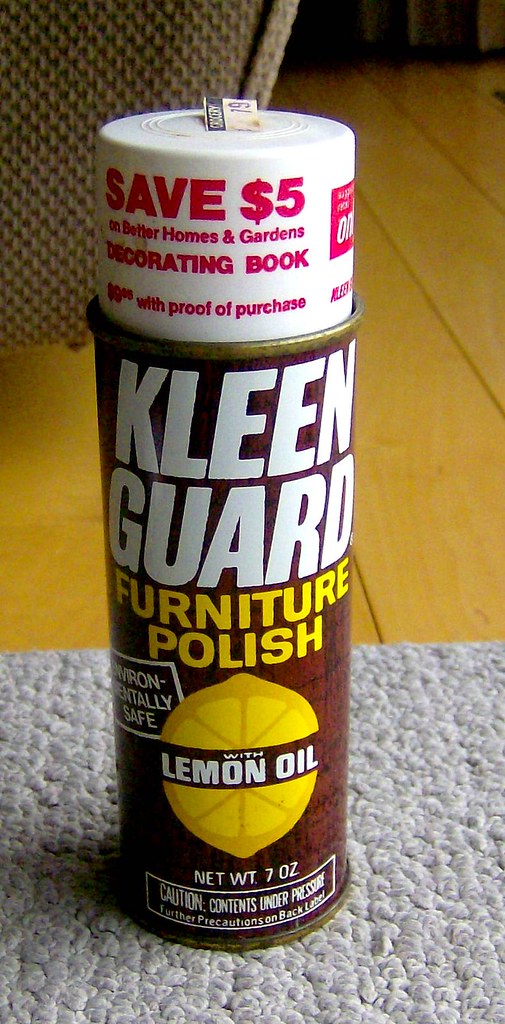 1970s kleen guard furniture spray - pledge rip-off | flickr