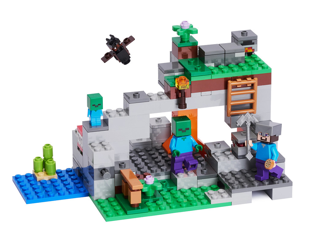 lego minecraft the zombie cave