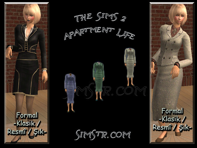 The Sims 2 Apartment Life Apartman Hayatı CAS News Yeni Kadın Kıyafetleri
