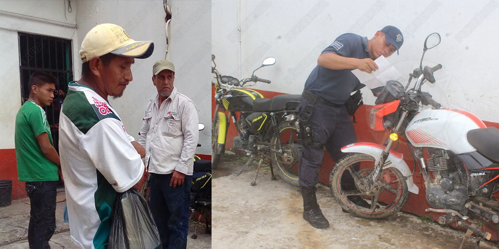 Veracruz: Hallan motocicletas ROBADAS en ejido RíoPlayas de LasChoapas. Noticias en tiempo real