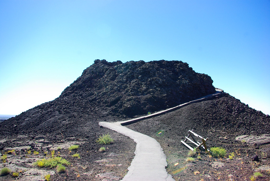 Photo Favorite: Snow Cone, a volcanic spatter cone, Craters of the Moon National Monument and Preserve, Idaho, July 24, 2010 (Pentax K10D)