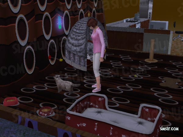 The Sims 2 Pets Teach Command Stand