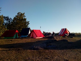 Tents in Araku Valley