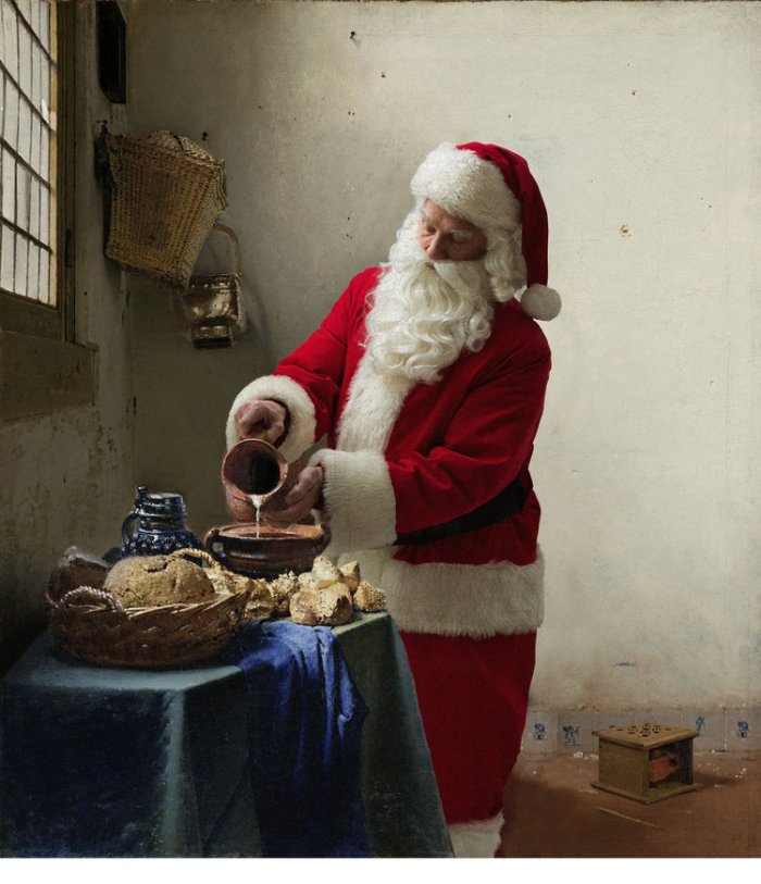 Санта Клаус и фотошоп 