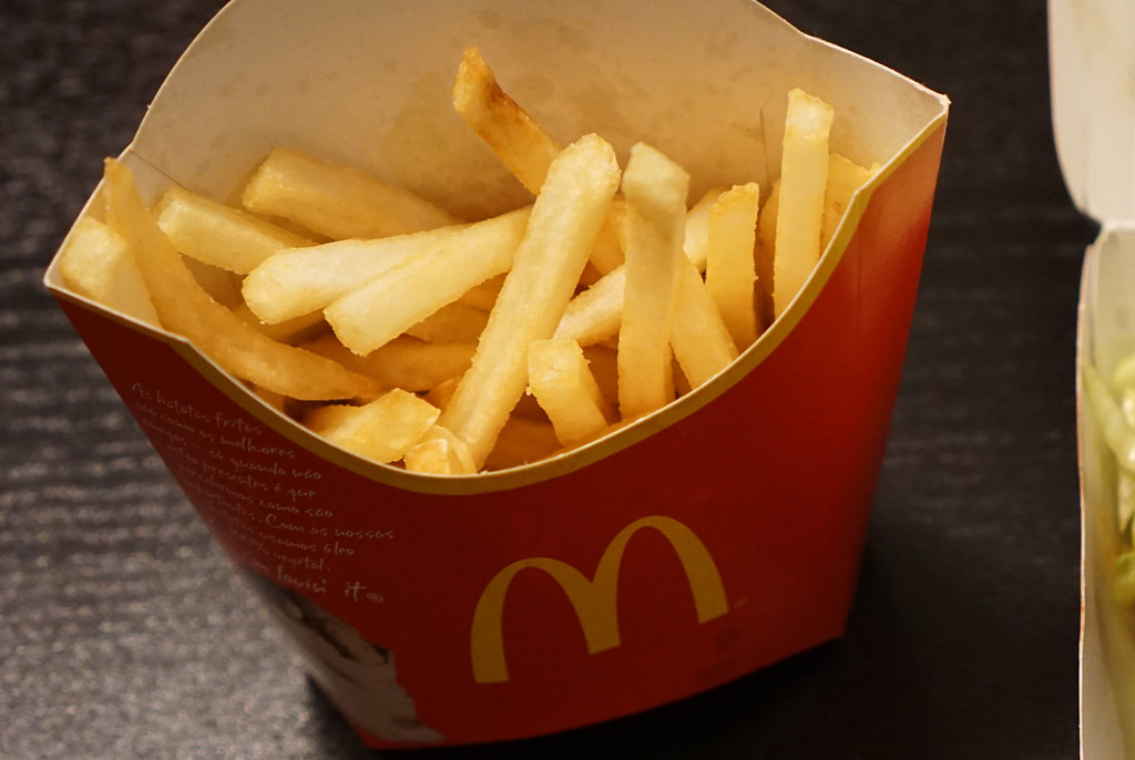 McDonald's fries | gluten free Islington guide