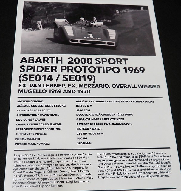 Abarth 2000 Sport Spider Prototipo 1969 25586667127_4ec6d87b88_z
