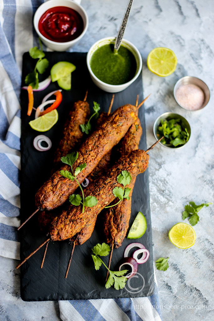 Monsoon Spice | Unveil the Magic of Spices...: Veg Seekh Kabab Recipe ...