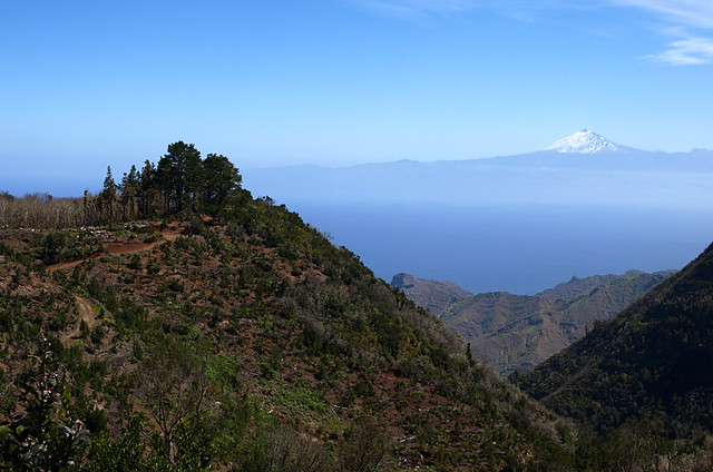 Mount Teide from La Gomera, Canary Islands