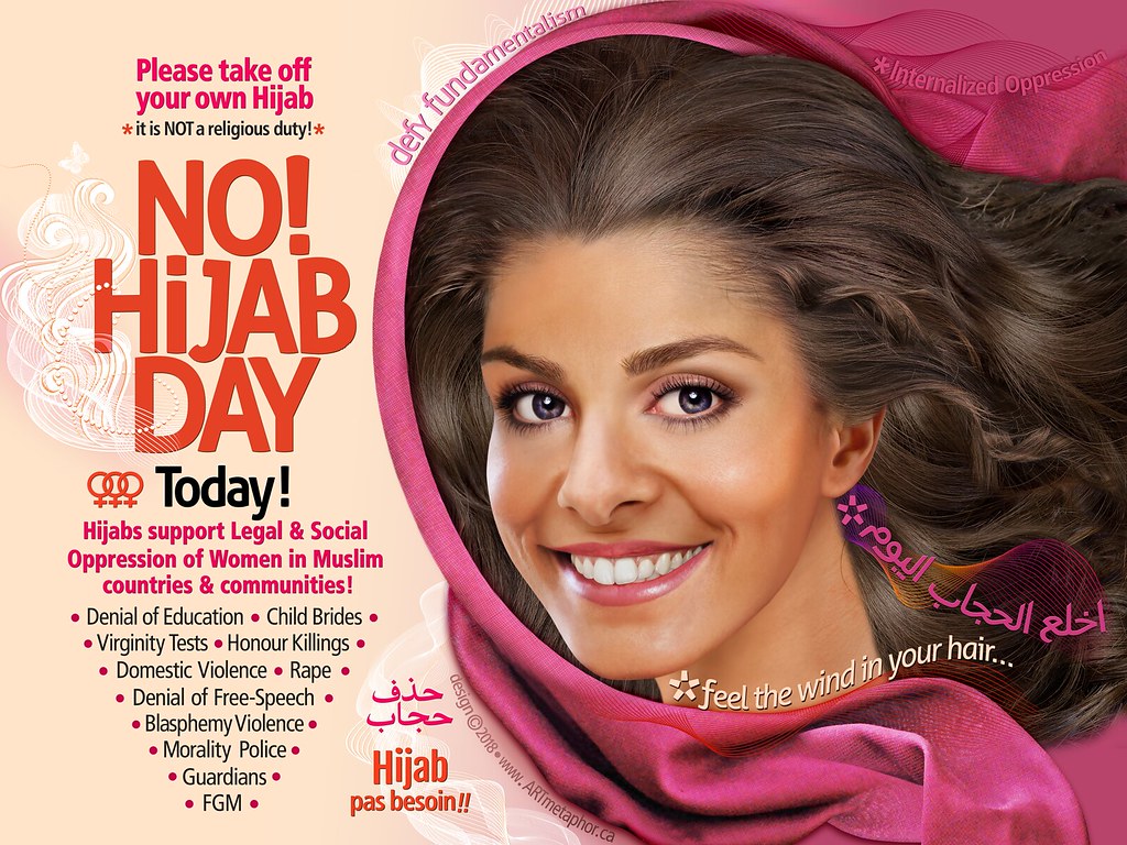 NO HIJAB DAY TODAY NO HIJAB DAY TODAY Feel The Wind In 