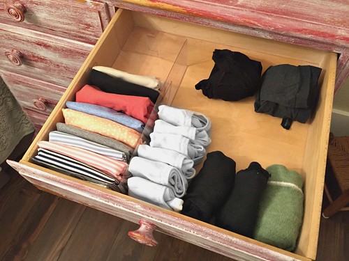 organized sock drawer
