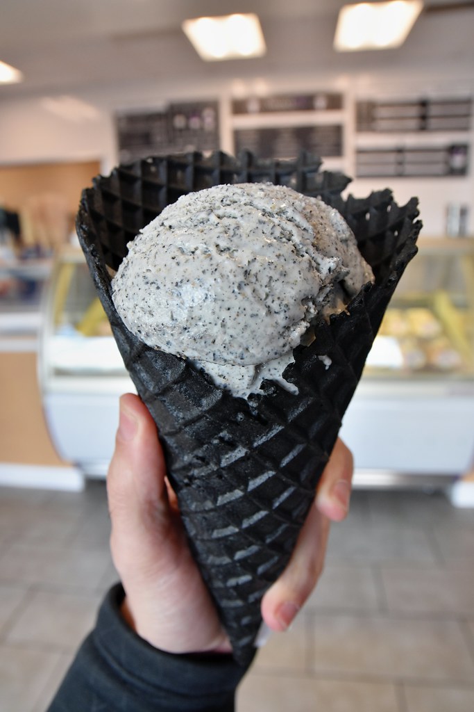 Image result for charcoal ice cream