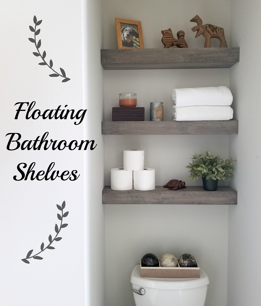 Floating Bathroom Shelves