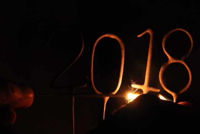 Silvester 2017 Neujahr 2018 ... Silvesterabend ... Lachscanapés - Feuerwerk ... Fotos: Brigitte Stolle