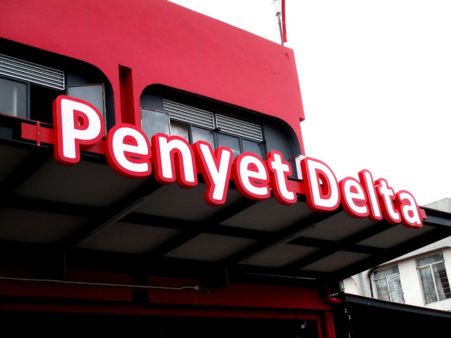 Penyet Delta shop sign