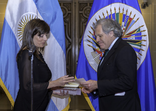 Nueva Representante de Argentina entregó sus cartas credenciales a Secretario General de la OEA