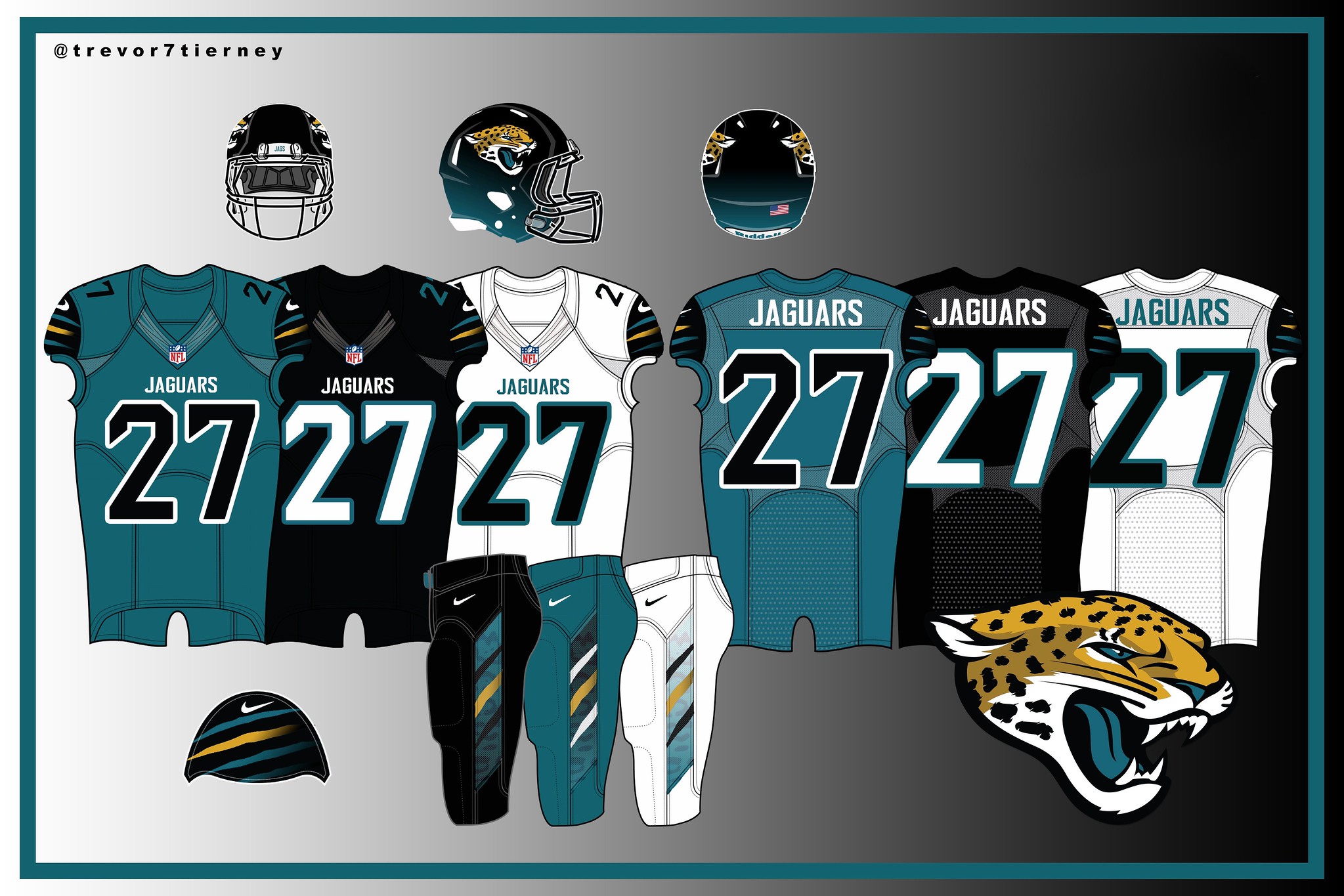 Jacksonville Jaguars New Uniforms Analysis : r/nfl
