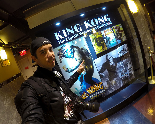 Exposición de King Kong en el hall del Empire State Building de Nueva York