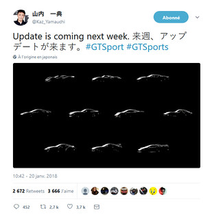 Gran Turismo Sport - Kazunori Yamauchi - Twitter
