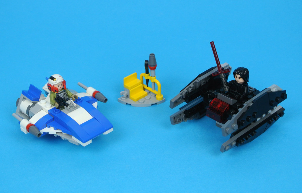 LEGO 75196 A-wing vs. TIE Silencer Microfighters review | Brickset
