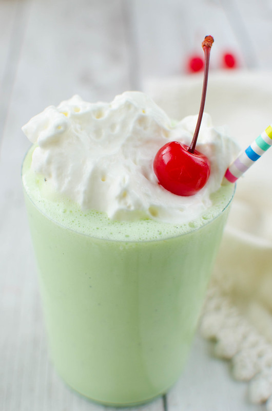 This McDonald's copycat recipe for the Shamrock Shake is perfect for St. Patrick's Day or any day you need a sweet, minty treat! Only 4 ingredients!