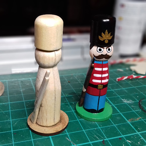 Making a peg soldier