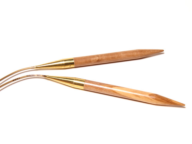 Addi Olive Wood 100cm circular knitting needles – 10mm