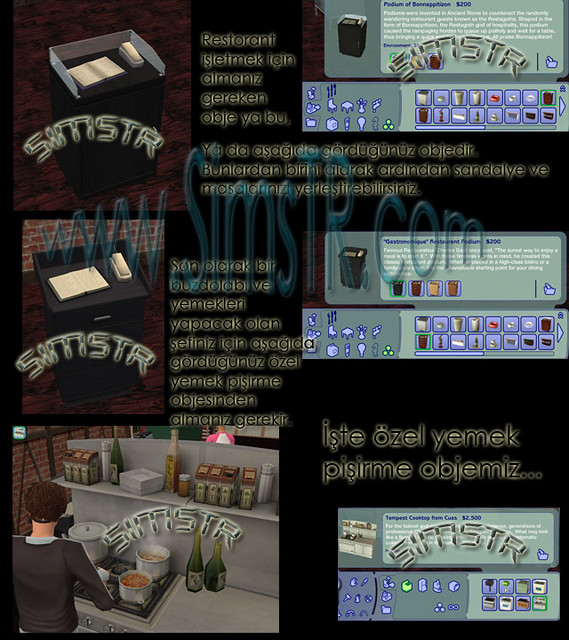 The Sims 2 Open For Business Run a Restaurant Restoran Lokanta İşletmek