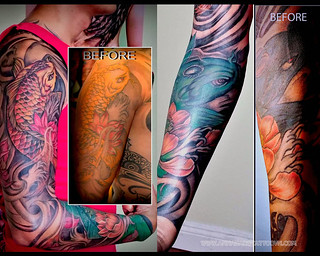 Tatoo Cover Up Add On Koi Fish Garden Grove 296 Www Annah Flickr