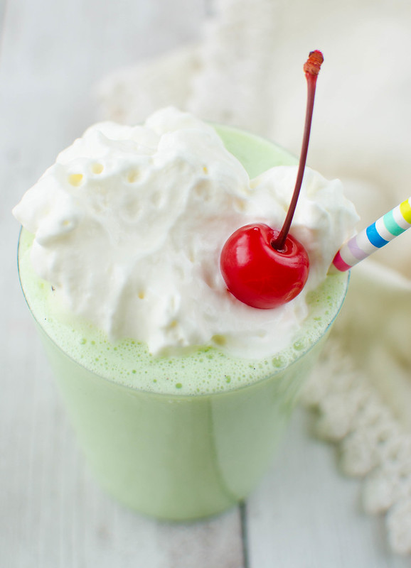 This McDonald's copycat recipe for the Shamrock Shake is perfect for St. Patrick's Day or any day you need a sweet, minty treat! Only 4 ingredients!
