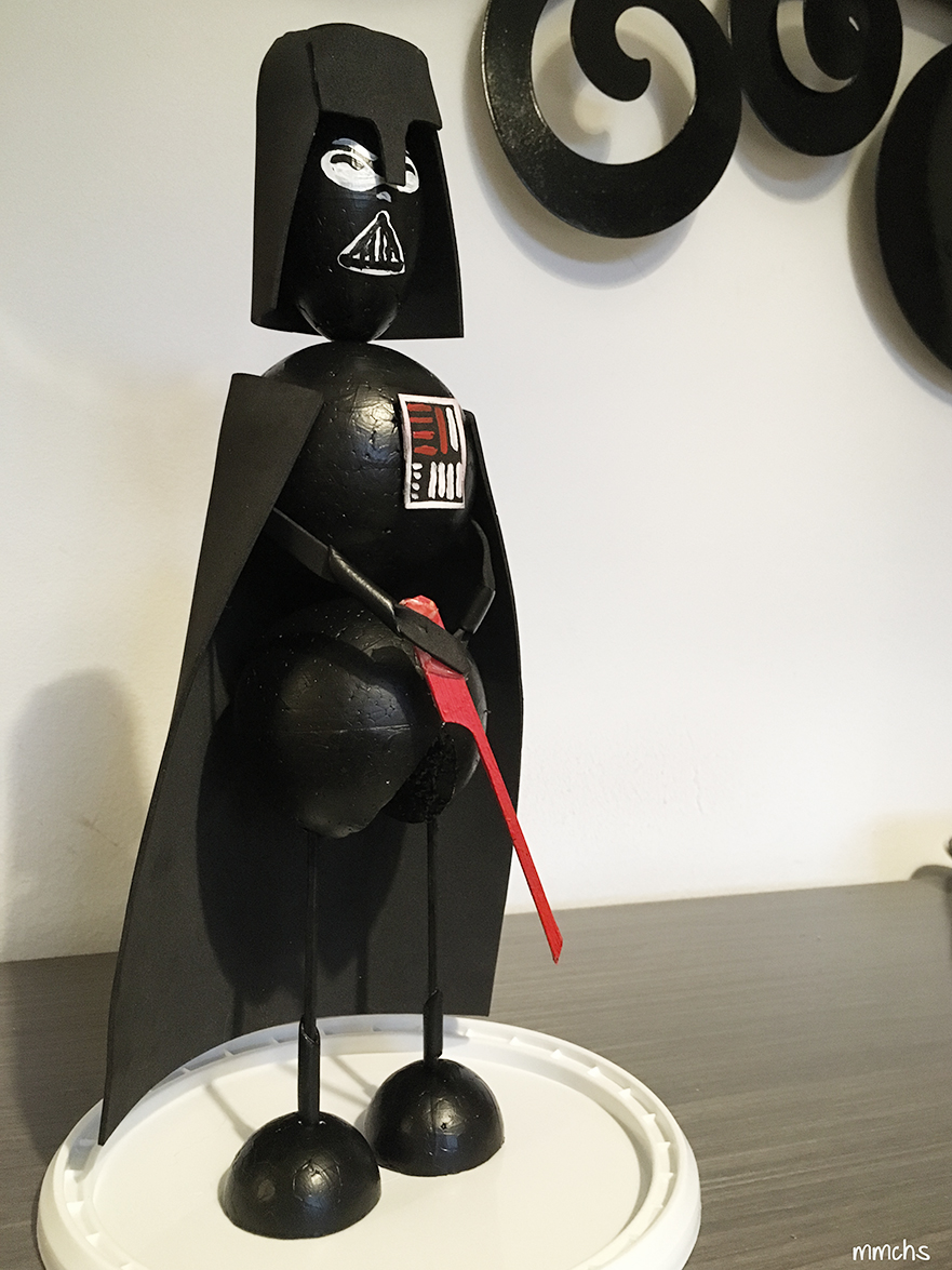 Darth Vader casero con corcho