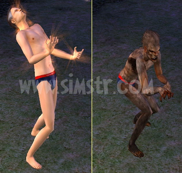 The Sims 2 Pets Wolfs Lycanthrope Kurtlar Kurt adam Olmak