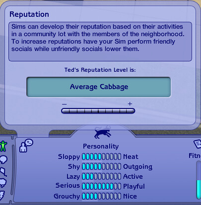 The Sims 2 Apartment Life Apartman Hayatı Social Groups Sosyal Gruplar Reputations