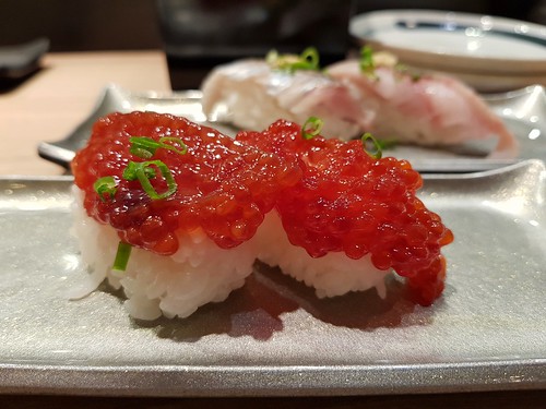 Sujiko marinated in soy sauce