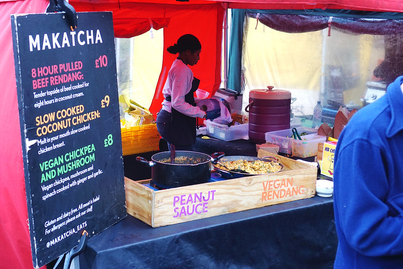 Makatcha market stall | gluten free Broadway Market guide | Hackney | East London